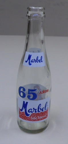 Imagen 2 de 4 de Marbel 65 Años De Barquisimeto Botella Antigua De Coleccion