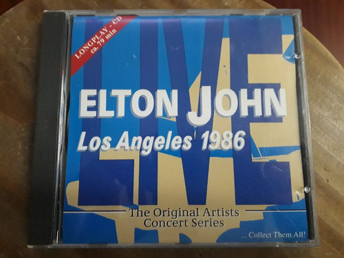 Elton John ( Los Angeles 1986 ) Cd Importado- Raridade