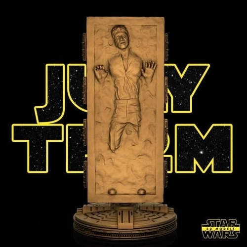 Archivo Stl Impresión 3d - Star Wars - Han Solo Carbonite Pa