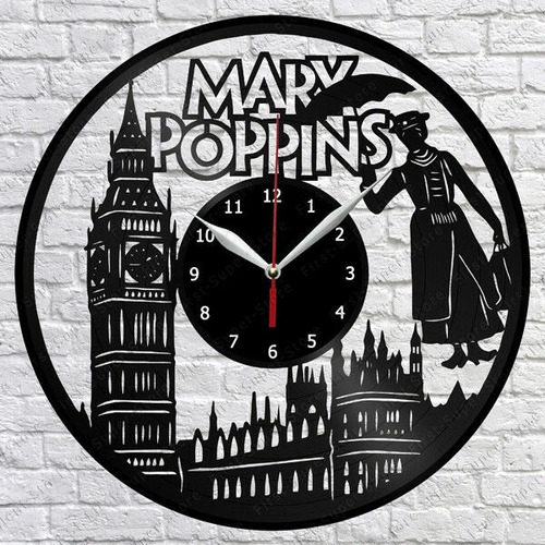 Reloj Corte Laser 2579 Mary Poppins Londres