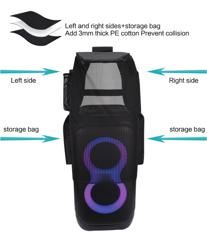 Funda Lefor·z Compatible Con Altavoz Jbl Partybox Stage 320,