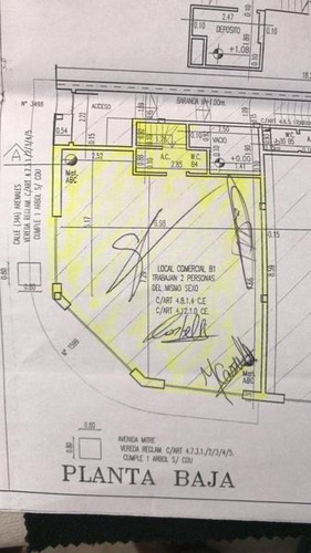 Imagen 5 de 5 de Av Mitre 1500 Exc. Local En Esquina Planta Baja Subsuelo 75mts Venta Con Renta Hasta Abril 2024