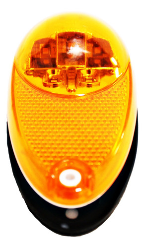 Lanterna Lateral Ônibus Bolha 5 Led Bivolt Com Conector