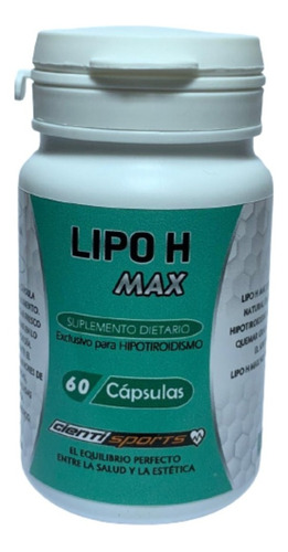 Lipo H Max Potente Quemador  Único Para Hipotiroidismo