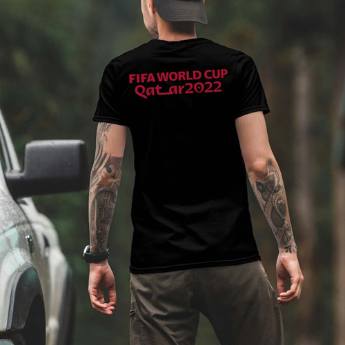 Imagen 8 de 9 de Remera Ecuador Mundial Qatar Hombre Mujer Niños Algodón