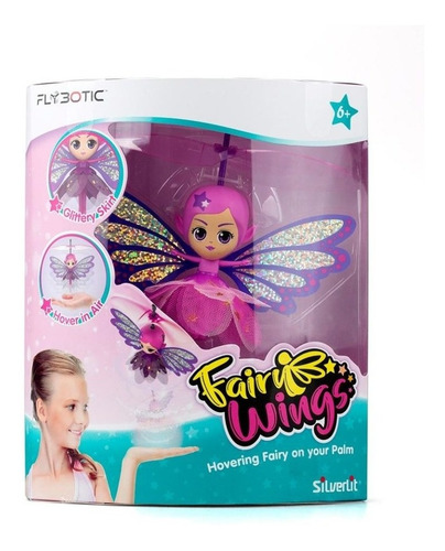 Hada Flotante En La Palma Fairy Wings Silverlit Flybotic