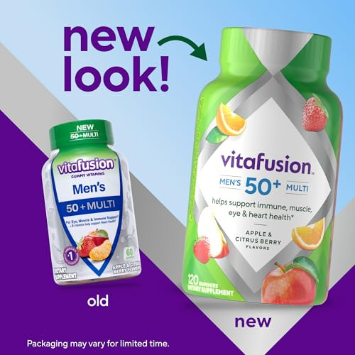 Vitafusiones De Hombres 50+ Multivitamina Diaria, Yb9vs