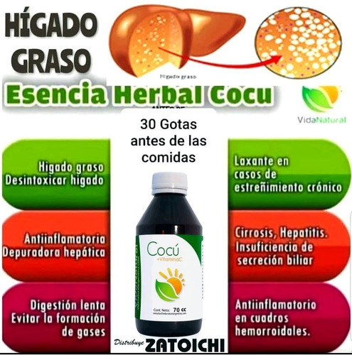 Imagen 3 de 6 de Limpia Hígado Graso / Digestión Estómago Vesícula Gases Cocu