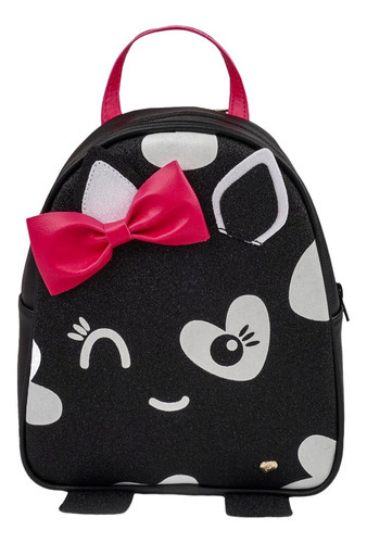 Bolsa Pampili Glitter Pamps Bella Menina - Preto