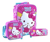 Comprar Set Hello Kitty Maleta+lonchera+cartuchera Scool