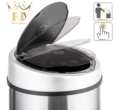 Tachos de basura con tapa automatica sale