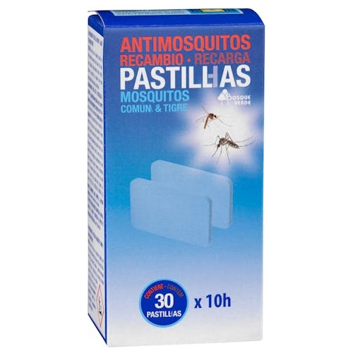 Antimosquito Recambio Pastillas/plaquitas Insecticida.30 Und