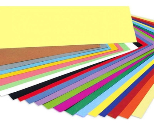 Cartulina Color Luma X 20 Unidades Del Mismo Color 