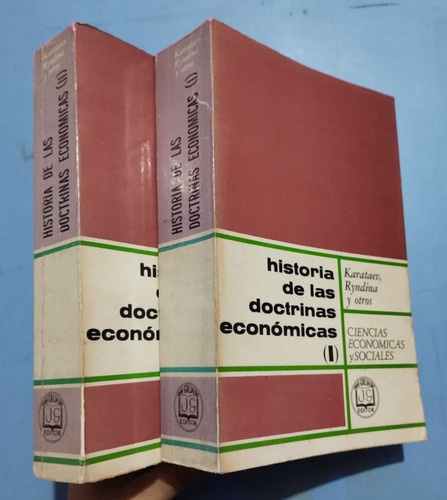 Libro Historia De Las Doctrinas Económicas 2 Tomos