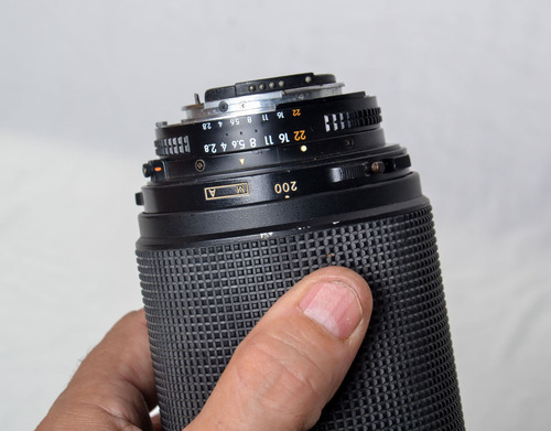 Nikon 80-200mm Lente F/2.8d Ed Af - Leia Texto Nikon F Preto (Usado)