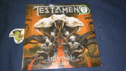 Testament - Brotherhood Of The Snake(vinilo)doble,color Roj