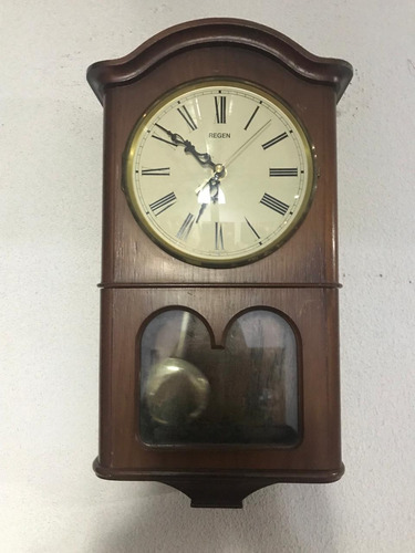 Reloj De Pared A Pila Pendulo - Regen Made In Germany 76202