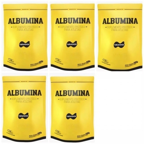 Albumina Sabor Natural 500g - Naturovos