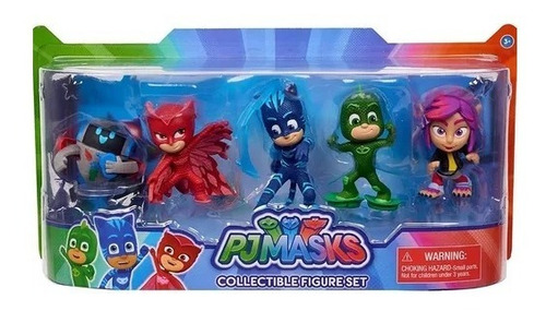 Pj Masks Set De 5 Figuras Coleccionables Robot Gekko Catboy