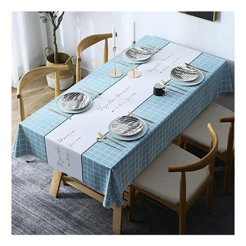 Mantel Hule Diseño Rectangular Resistente 140x220cm