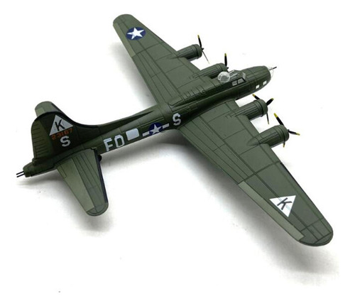 1: 144 Aleación Us B 17 Modelo De Avión Con Soporte De
