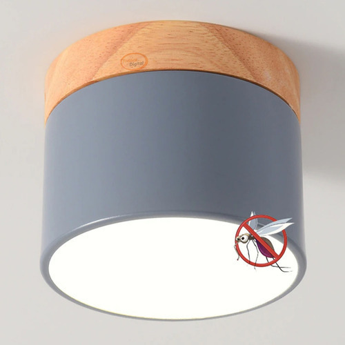 Lampara De Techo O Pared Led Luminaria Iluminacion 7w Celeste