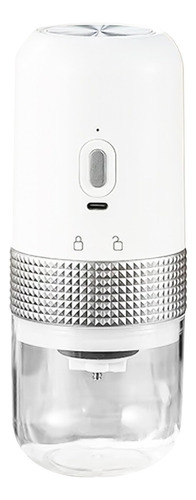 Moledor De Café Y Especias Inalámbrico Portátil Cerámica Usb Color Blanco