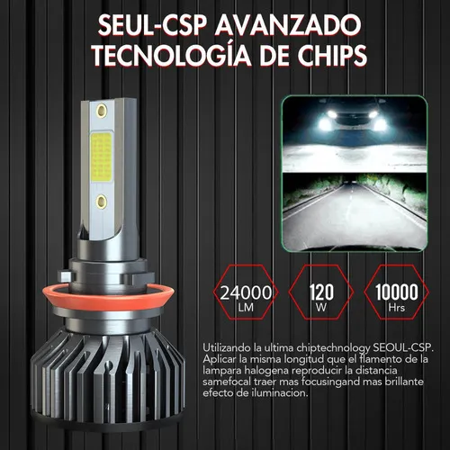For 9005 H11 H8 For Ford Kit De Faros Led De Haz Alto/bajo