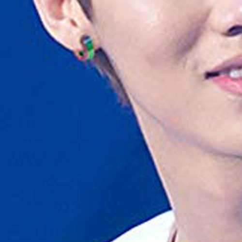 6 Clips De Aretes En Plata, Negro, Dorado, Rojo, Multicolor,