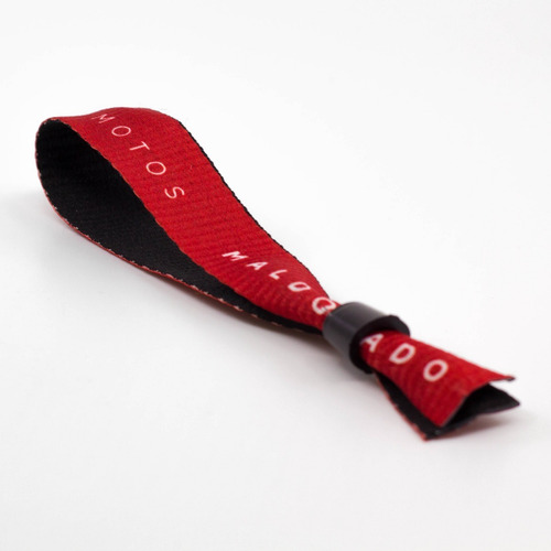 Imagen 7 de 9 de Pulseras Seguridad Poliester Negras Full Print Pack 500u
