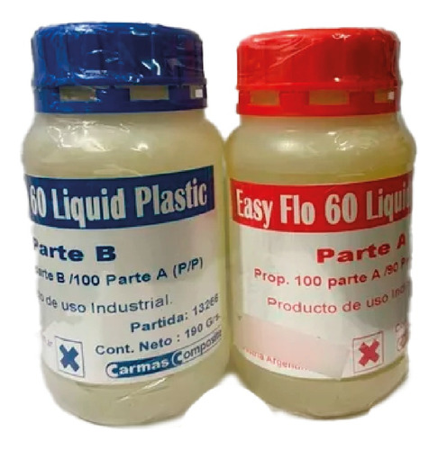 Resina Poliuretanica Easy Flo 60 X 1 Kg Liquid Plastic 