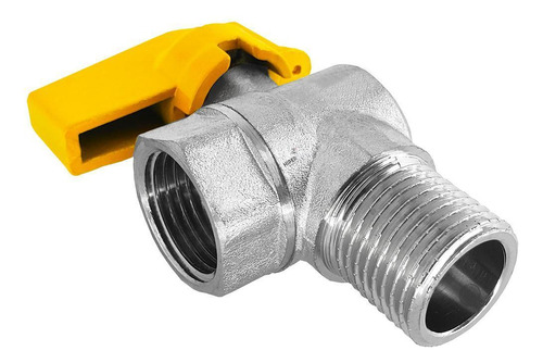 Mini Registro Angular 90 De Gás 1/2 Mxf - Druck