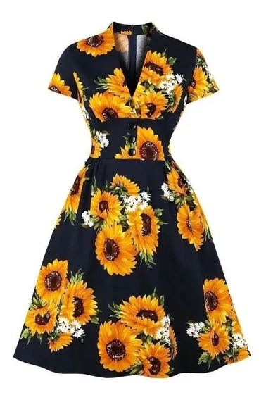 Vestidos De Girasoles Para Mujer | MercadoLibre 📦