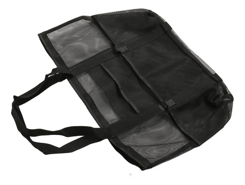 Bolsa De Malla Hueca Para Playa, Extra Grande, De Mano, Negr