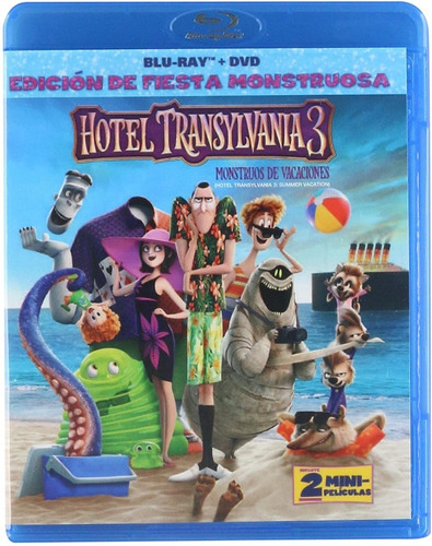 Hotel Transylvania 3 Monstruos De Vacaciones | Blu Ray + Dvd