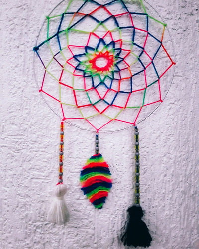 Imagen 6 de 6 de Atrapasueños Protector Coloridos Originales Para Niños