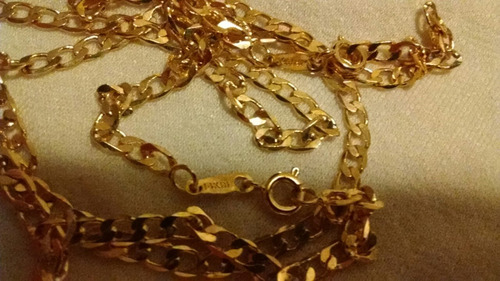 Juego Cadena Pulsera Hombre En Oro 14kgp