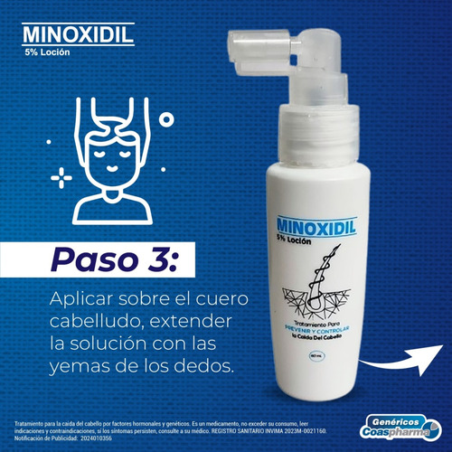 Minoxidil 5% Coaspharma 60ml - mL a $698
