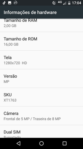 Motorola E4 Xt1763