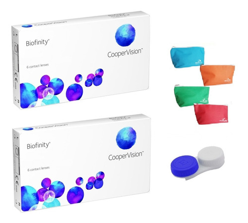 2 Caixas / Lente De Contato Biofinity Coopervision + Brinde