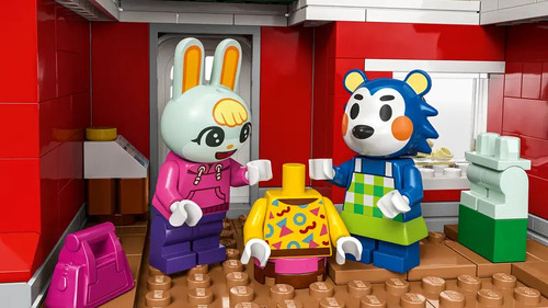 Kit de construcción Lego Animal Crossing Tienda de ropa de las Hermanas Manitas 77055