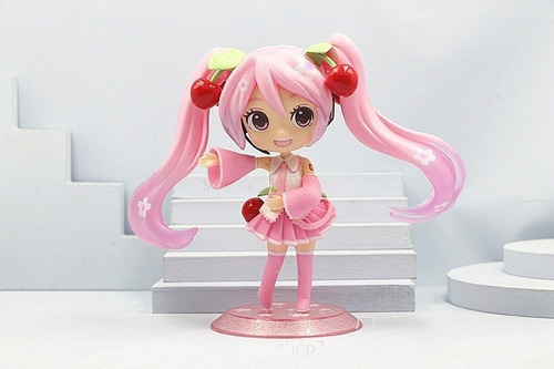 Figura De Sakura Miku Vestido Rosa Hatsune Miku 16 Cm