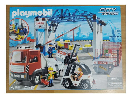 Playmobil 70169 Sala De Carga Y Vehículo De Transporte