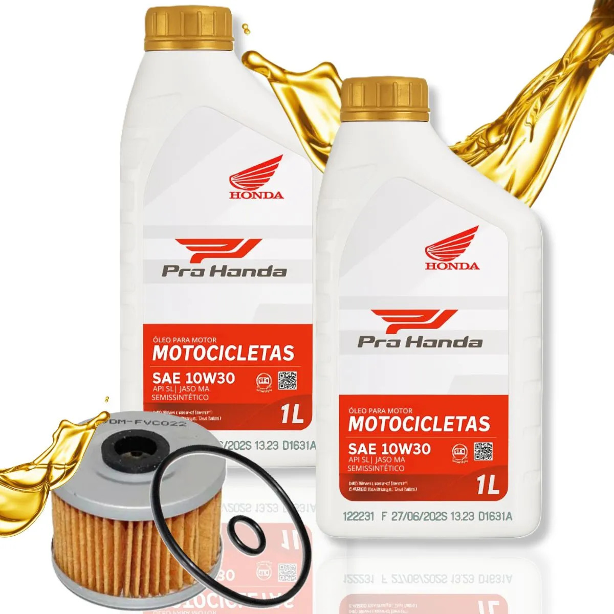 Troca De Óleo Nova Xre Sahara 300 Honda 10w30 + Filtro
