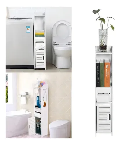 Mueble Organizador De Baño Color Blanco