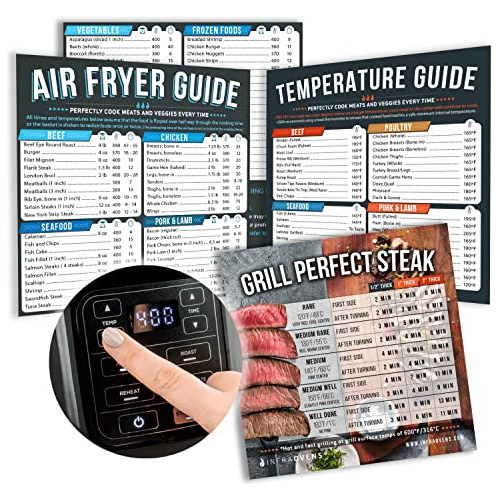 Air Fryer Cheat Sheet Cooking Times Chart Magnnet Accesorios