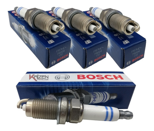 Kit Bujias Bosch Originales Vw Gol Trend 1.6 8v 08-10