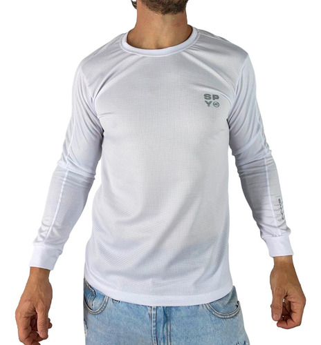 Remera Spy Limited Manga Larga Cuello Redondo Hombre Nueva