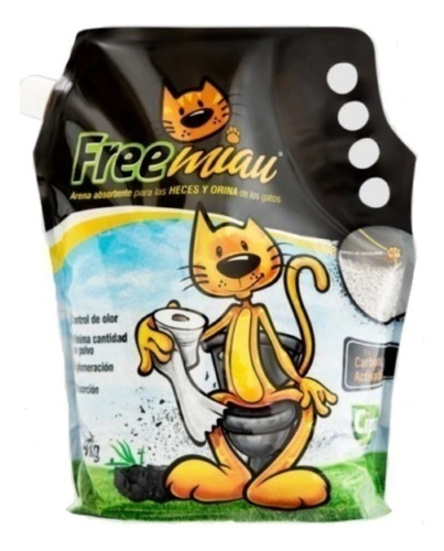 Arena Free Miau Carbón 4 Kg 