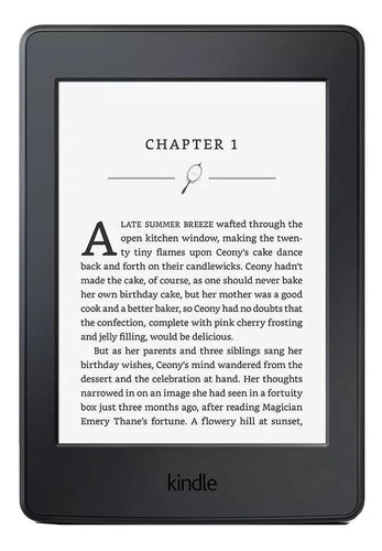 E-Reader Kindle 7 Gen 4GB preto com tela de 6" 167ppp